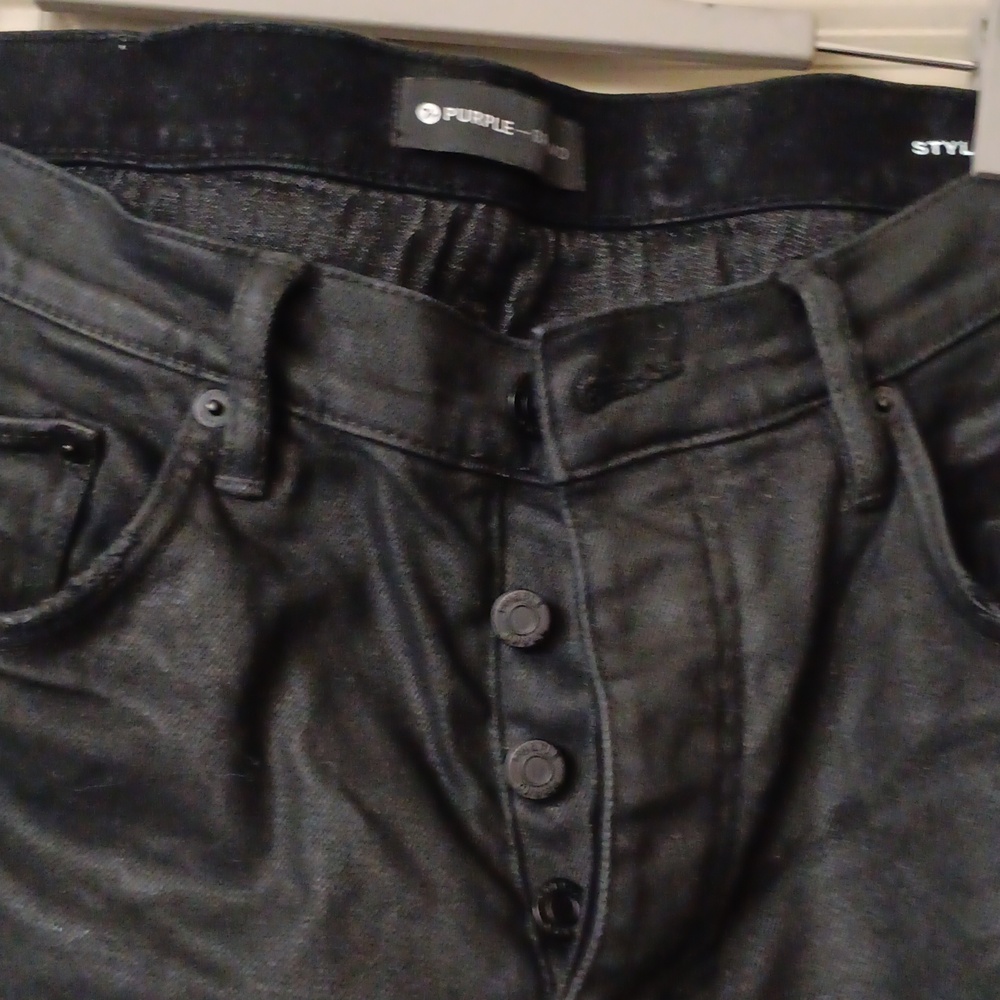 Purple Brand Black Men’s Slim Jeans - Unisex